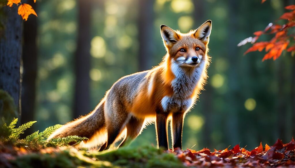 fox in the forest