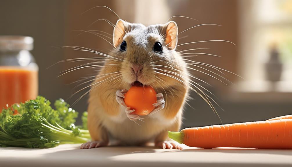 gerbils and carrots safety