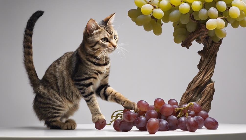 grape stem toxicity in cats