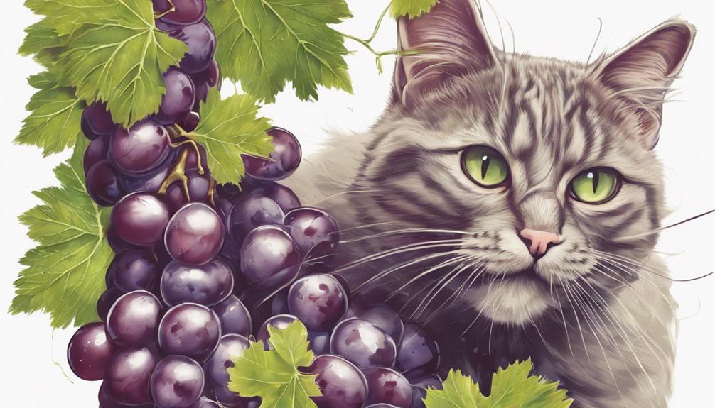 grapes harmful to cats