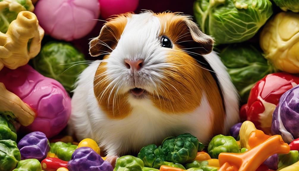 guinea pigs and vegetables