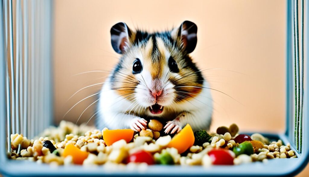 hamster's eating habits