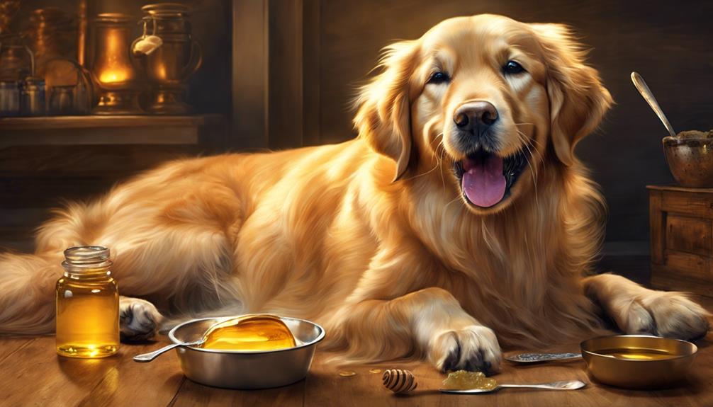 honey s digestive help dogs