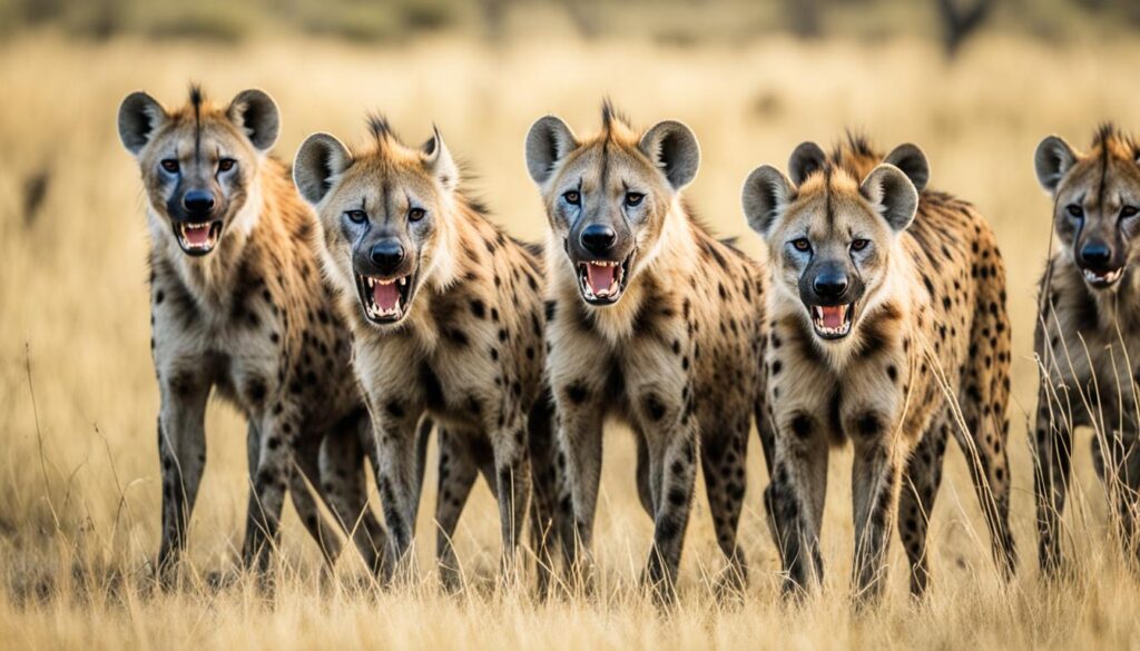 hyenas vs. lions