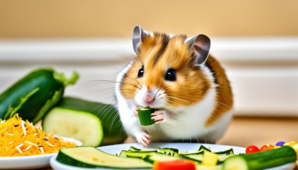 introducing zucchini to hamster diet