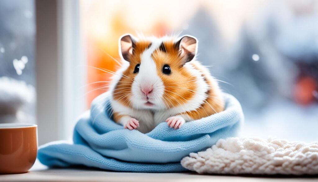 keeping hamster warm after getting wet
