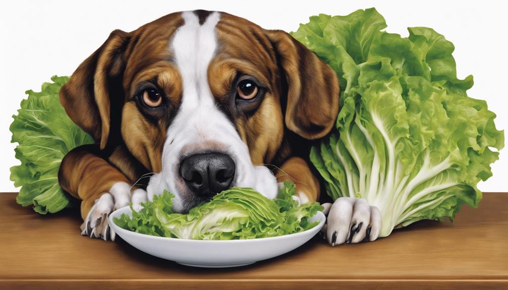 lettuce not safe dogs