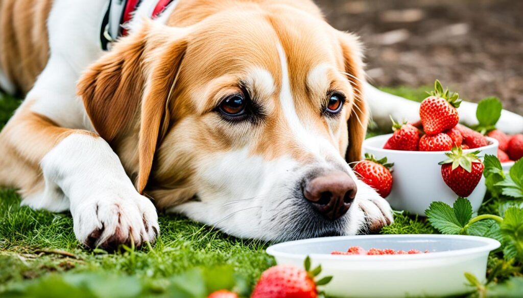 limitations of feeding strawberries to dogs