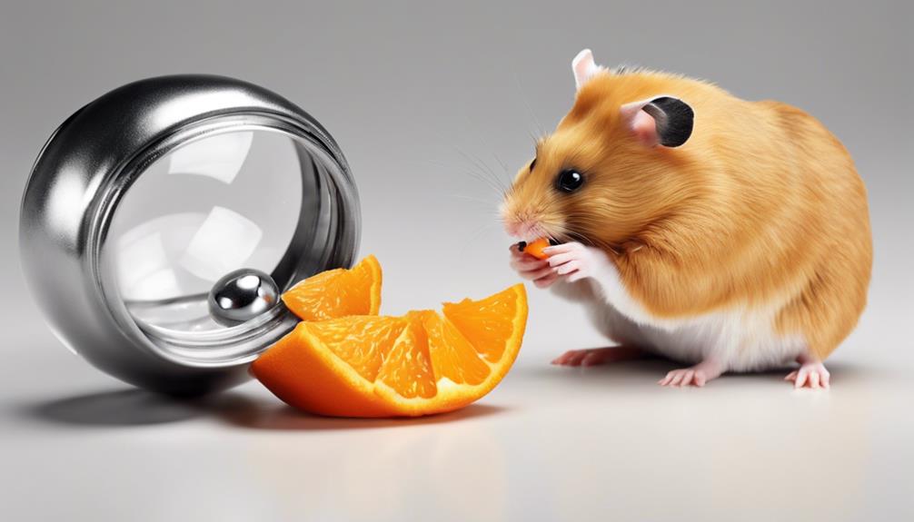 monitoring hamster diet reactions