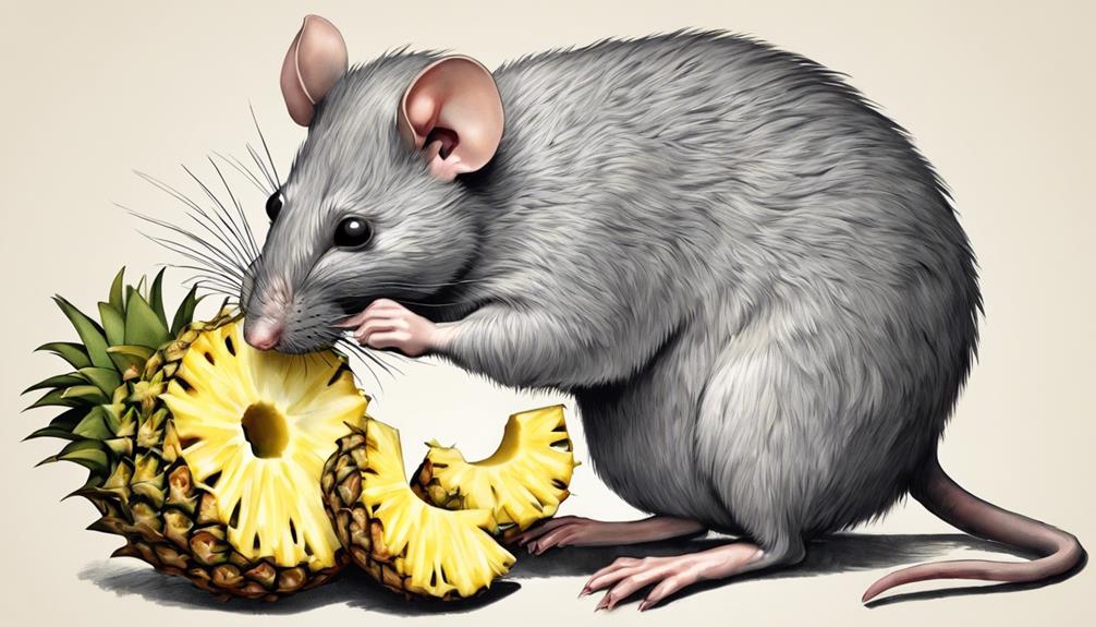 monitoring rat s pineapple intake