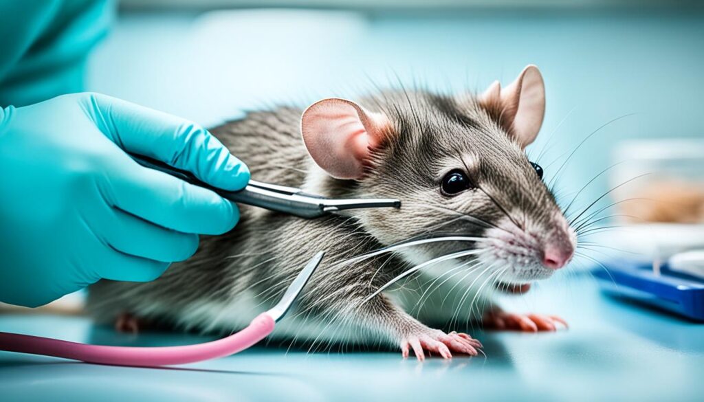 neutering procedure for male rats