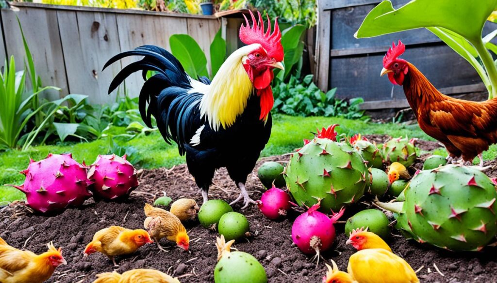 nutritional value of dragon fruit for chickens