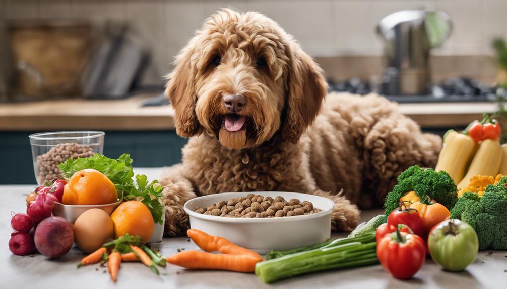 nutritious dog food selection