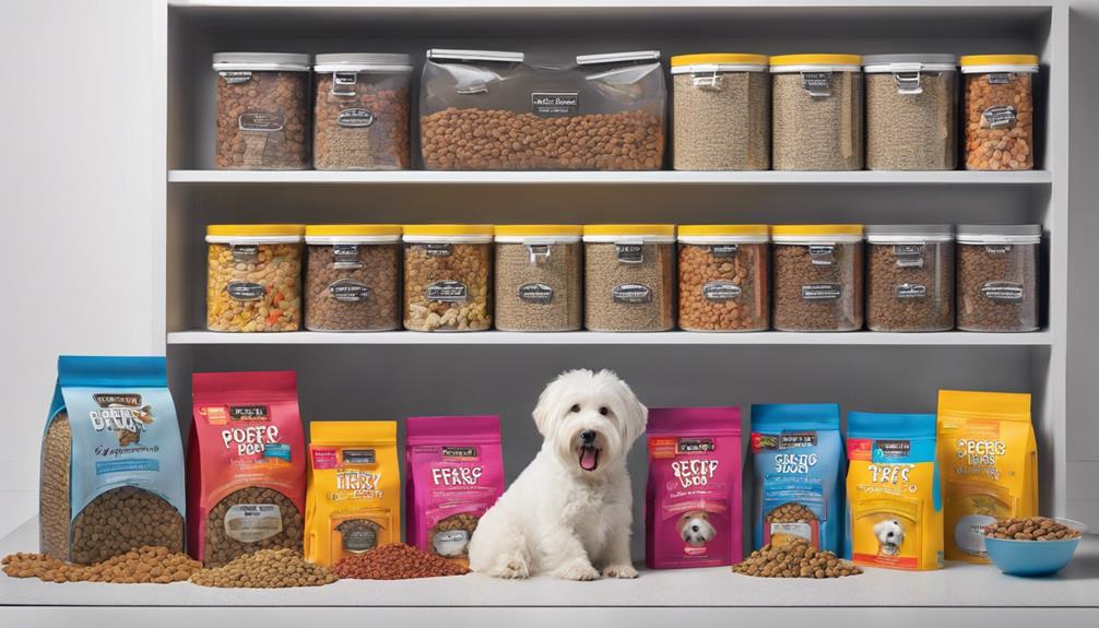 optimal storage for dog food