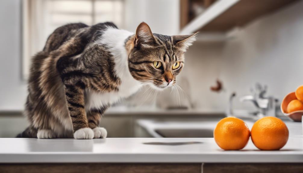 oranges and cats safety