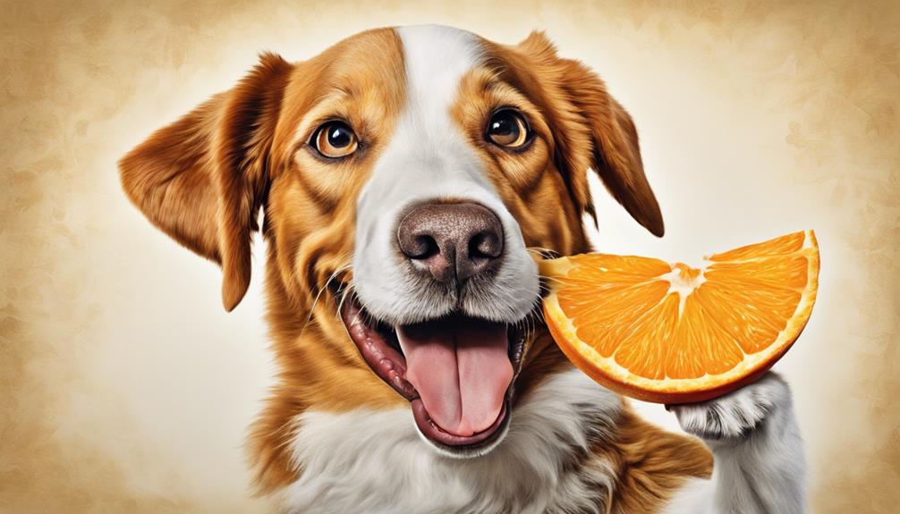oranges are safe dogs