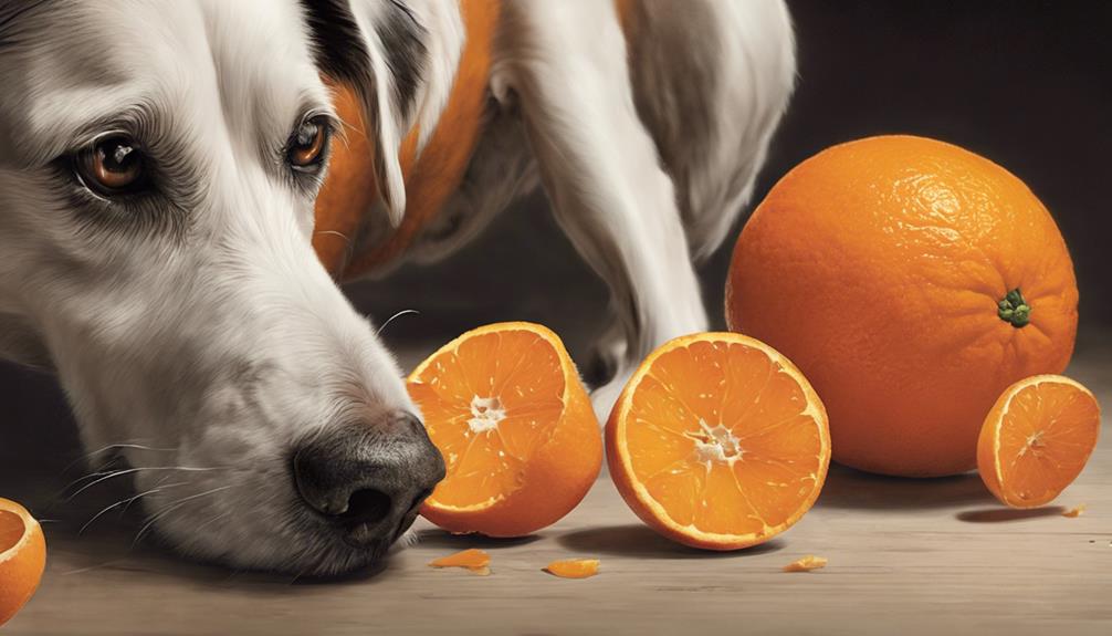 oranges for dogs safety