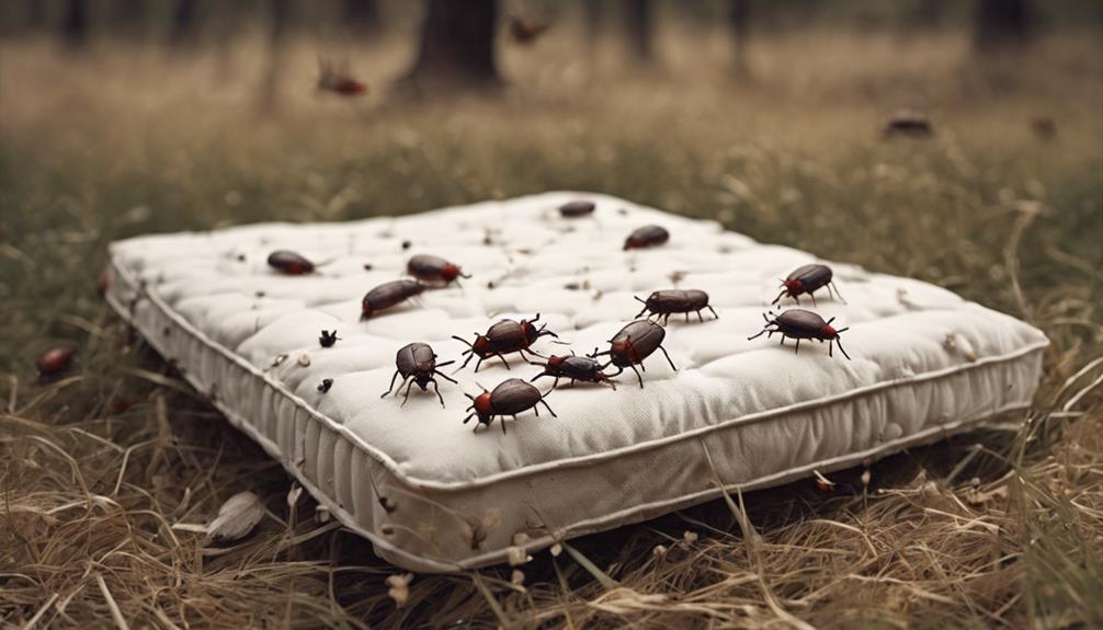 outdoor bed bug infestation