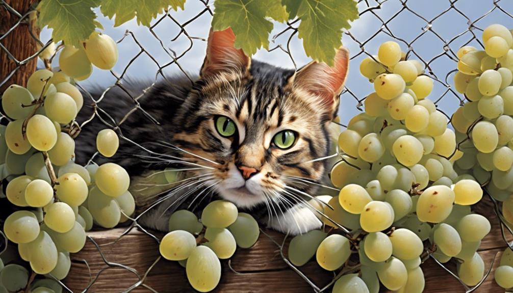 preventing cats from eating grapes