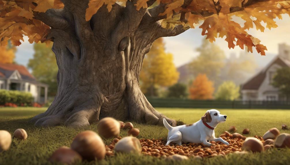 protecting pets from toxic acorns