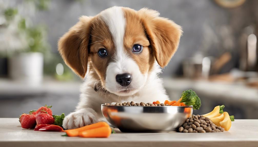 puppy growth dietary requirements