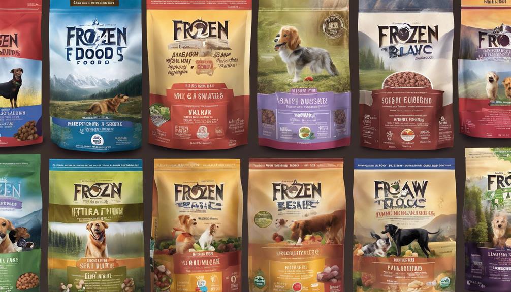 quality frozen raw dog food