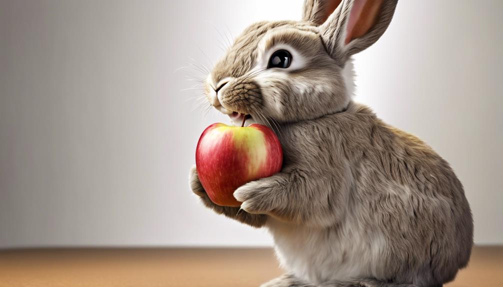 rabbit allergy to apples