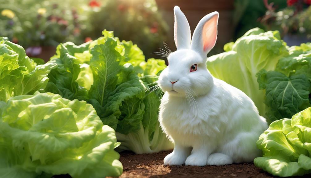rabbits and romaine safety