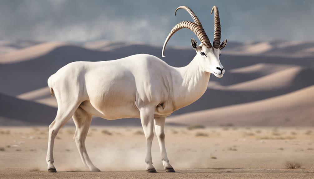 rare desert dwelling antelope species