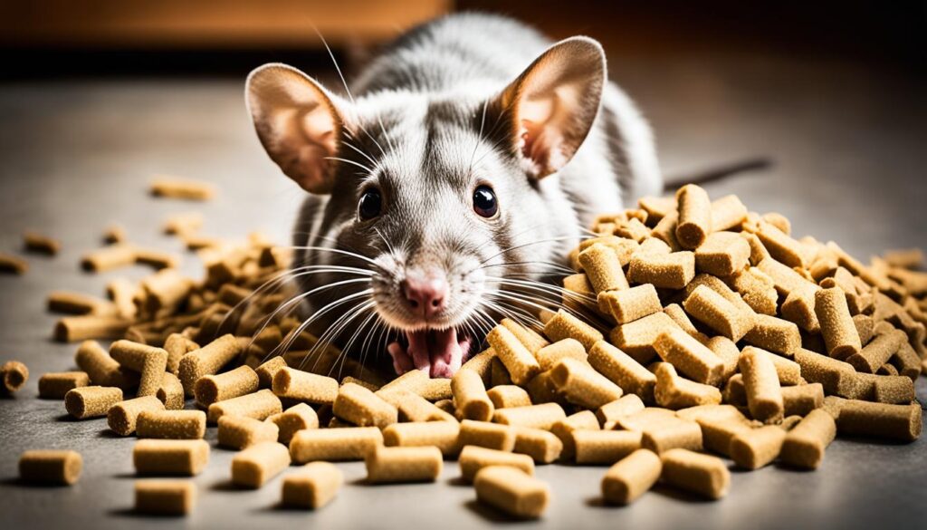 rats and pet food