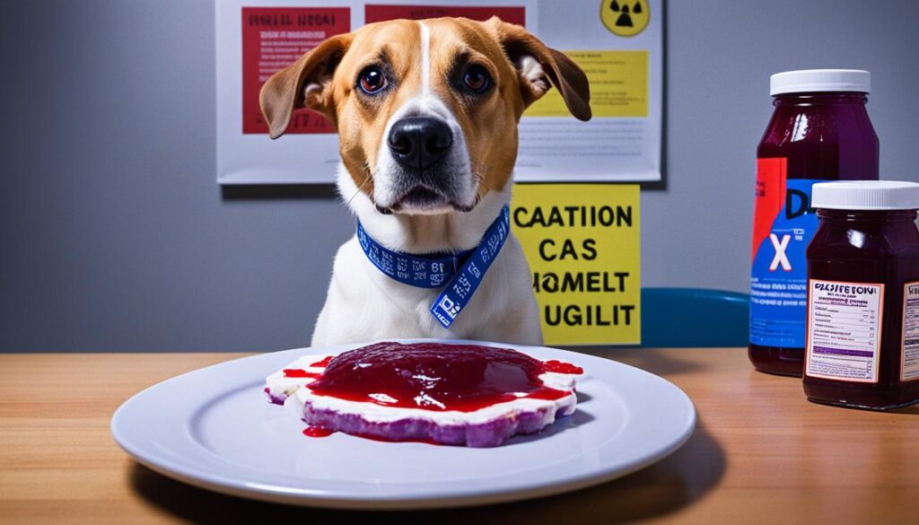 risks of grape jelly for dogs