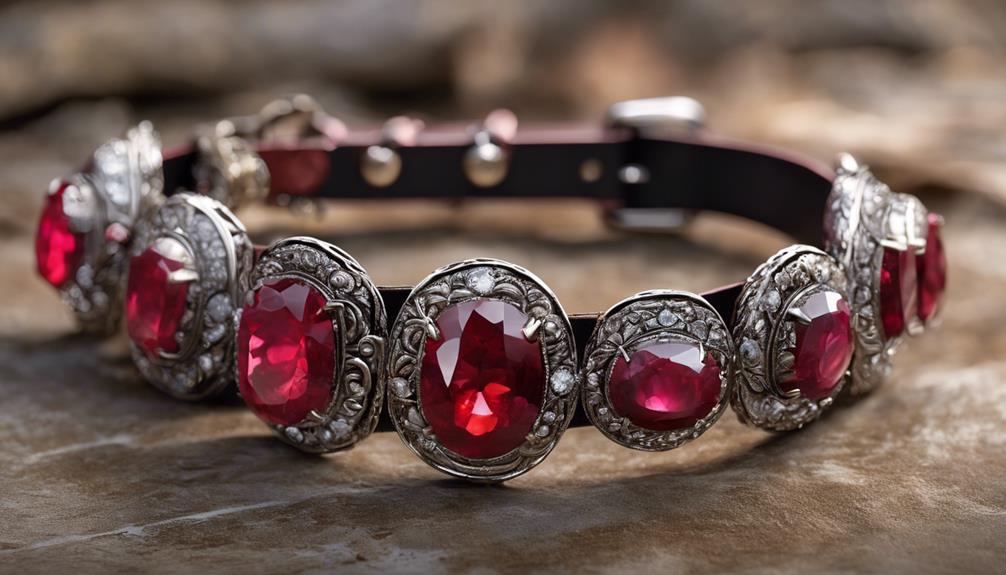 ruby glowing red gemstone