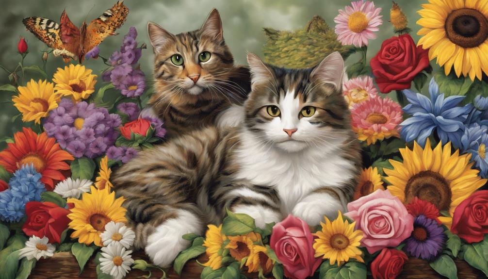 selecting cat friendly flowers