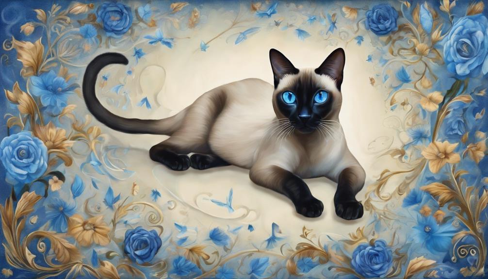 siamese cat blue eyes