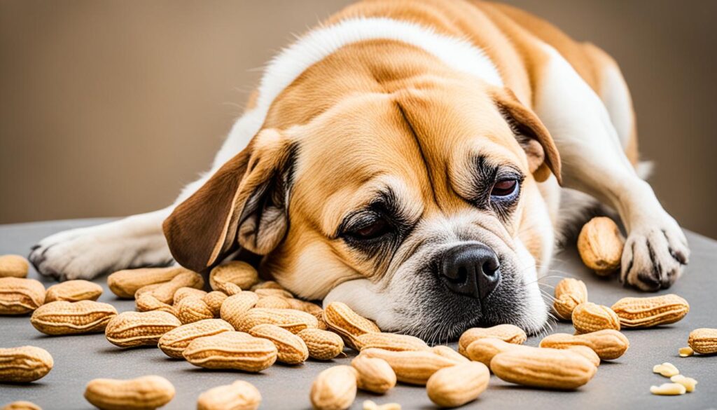 signs of peanut allergy in dogs