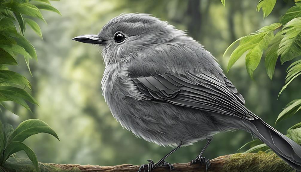 small gray bird species