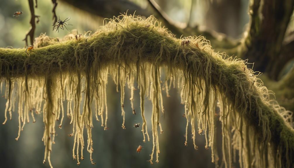 spanish moss insect management