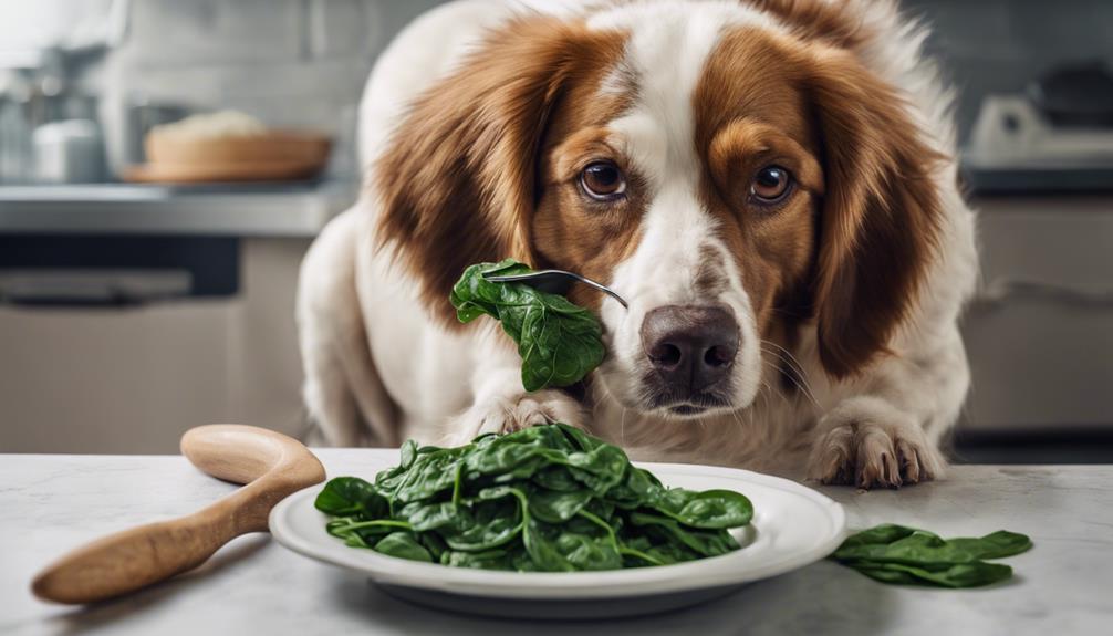 spinach dangers for dogs