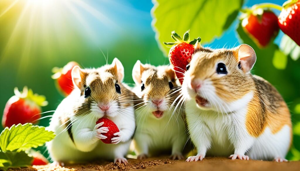 strawberry leaves for gerbils