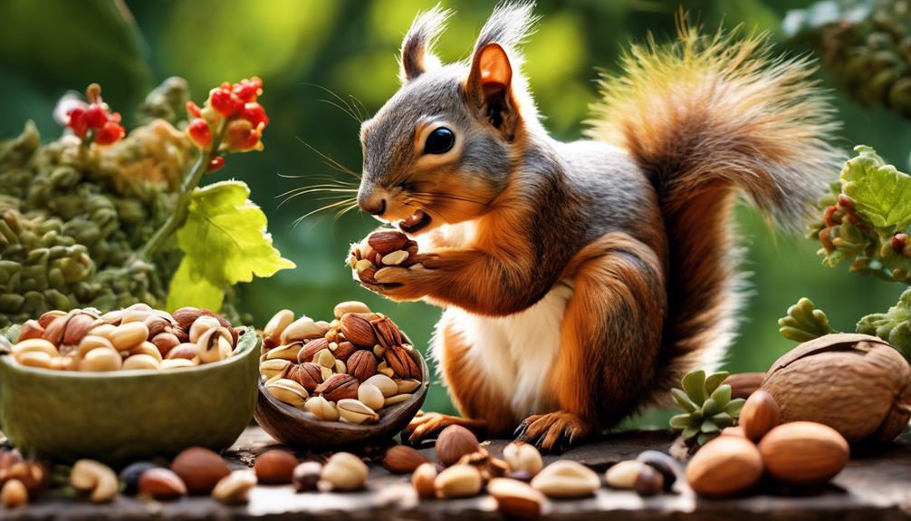 study on squirrel diet