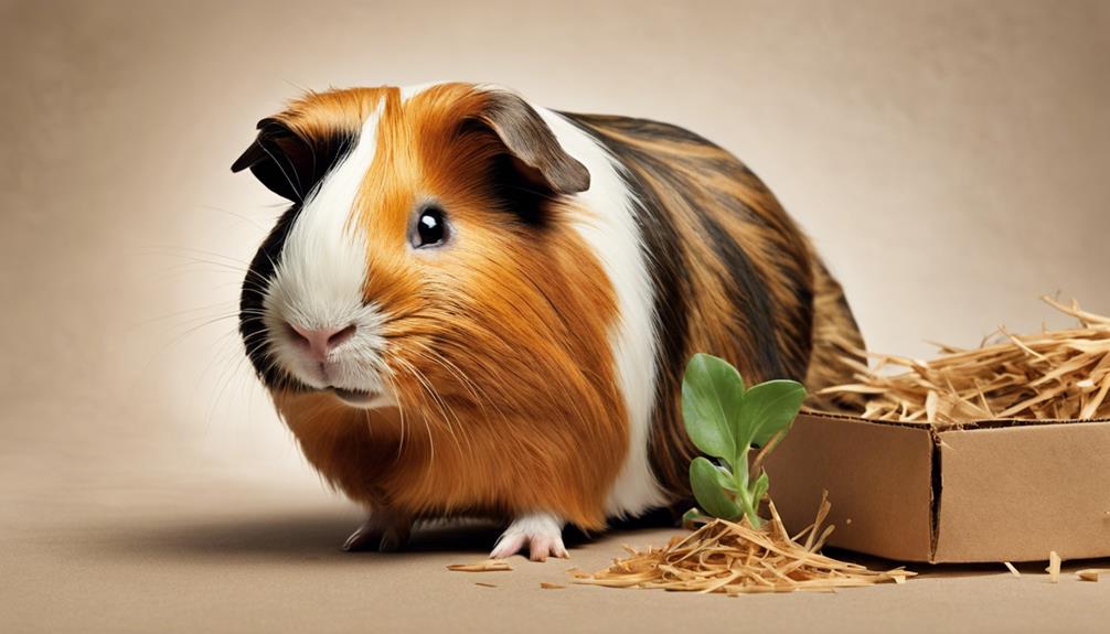 supervising guinea pigs eating