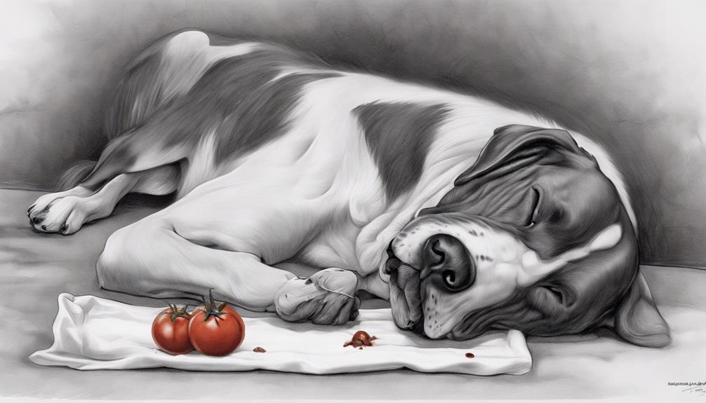 tomato poisoning in dogs