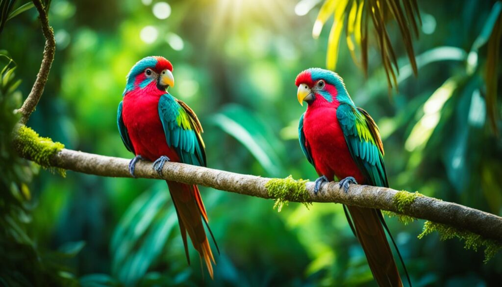 tropical birds