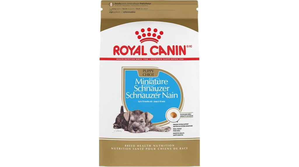 Prebiotic Dog Food For Miniature Schnauzers With Gut Health Issues