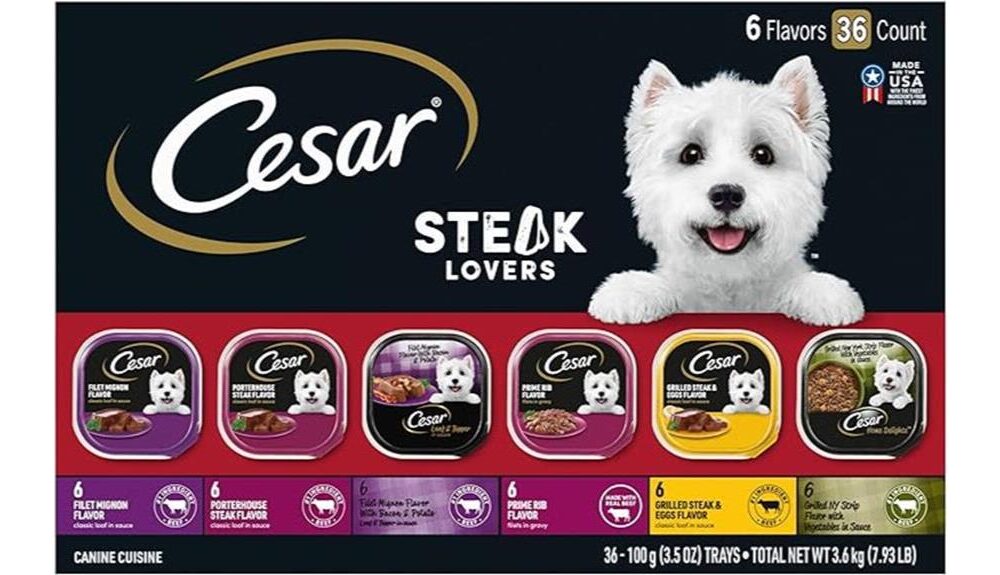 cesar wet dog food