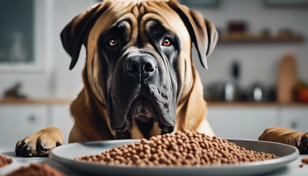 mastiff s optimal diet selection