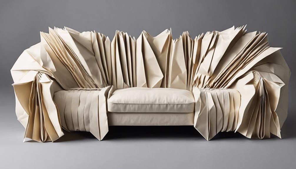 sofa pillow arrangement disclosed