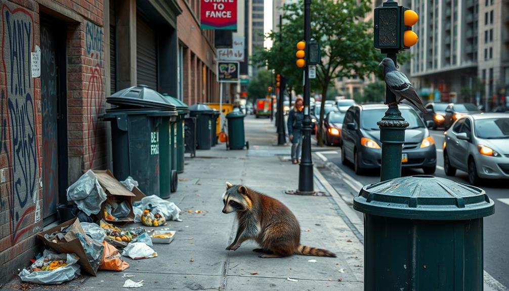 urban species encountering difficulties