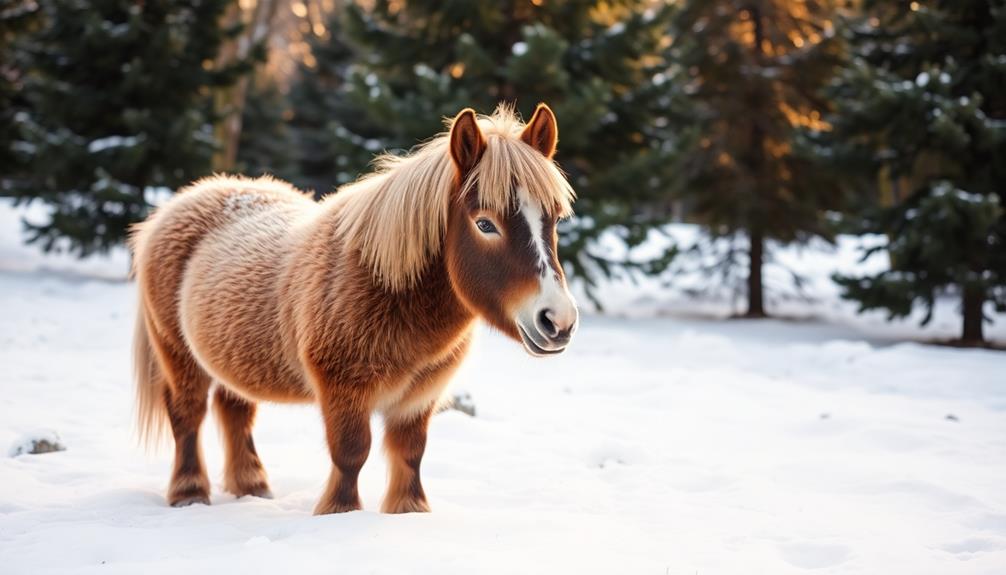 mini horse coat care