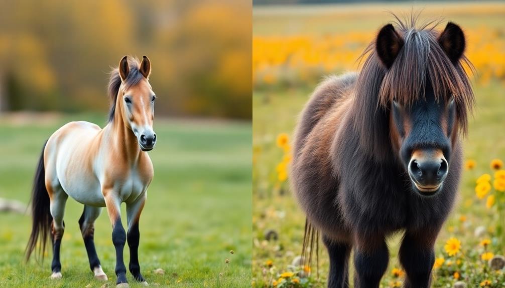 miniature horse versus pony